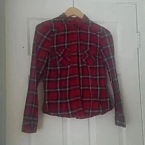 Fitted Flannel Button Down
